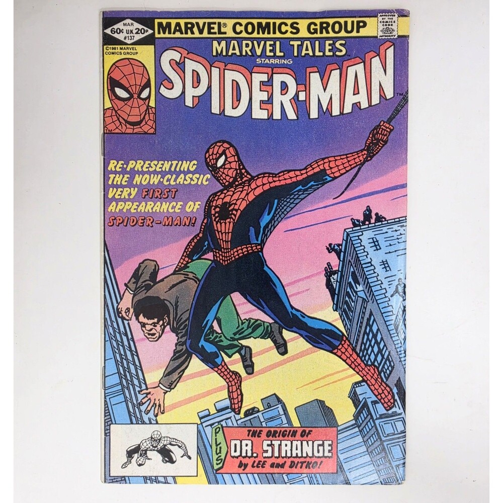 Marvel Tales 137 Reprints Amazing Fantasy 15 1982 Spider-Man Dr. Strange 1st App